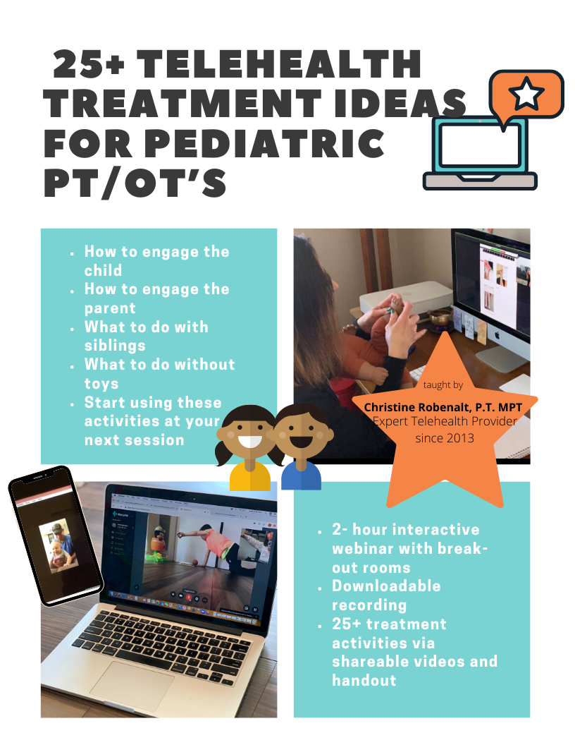 25 Telehealth Treatment Ideas For The Pediatric PT OT Pediatric