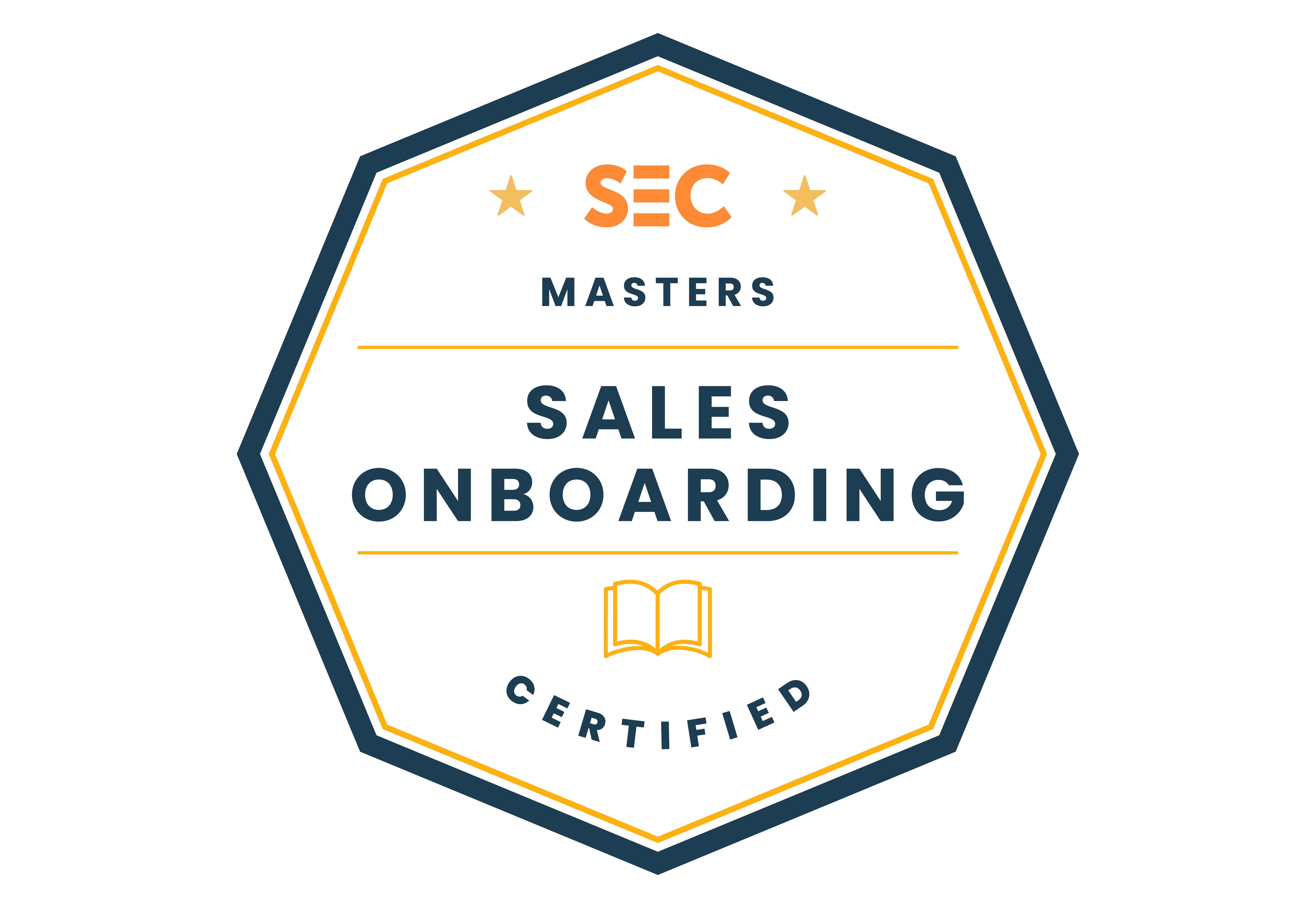 Sales Onboarding Certified | Masters badge