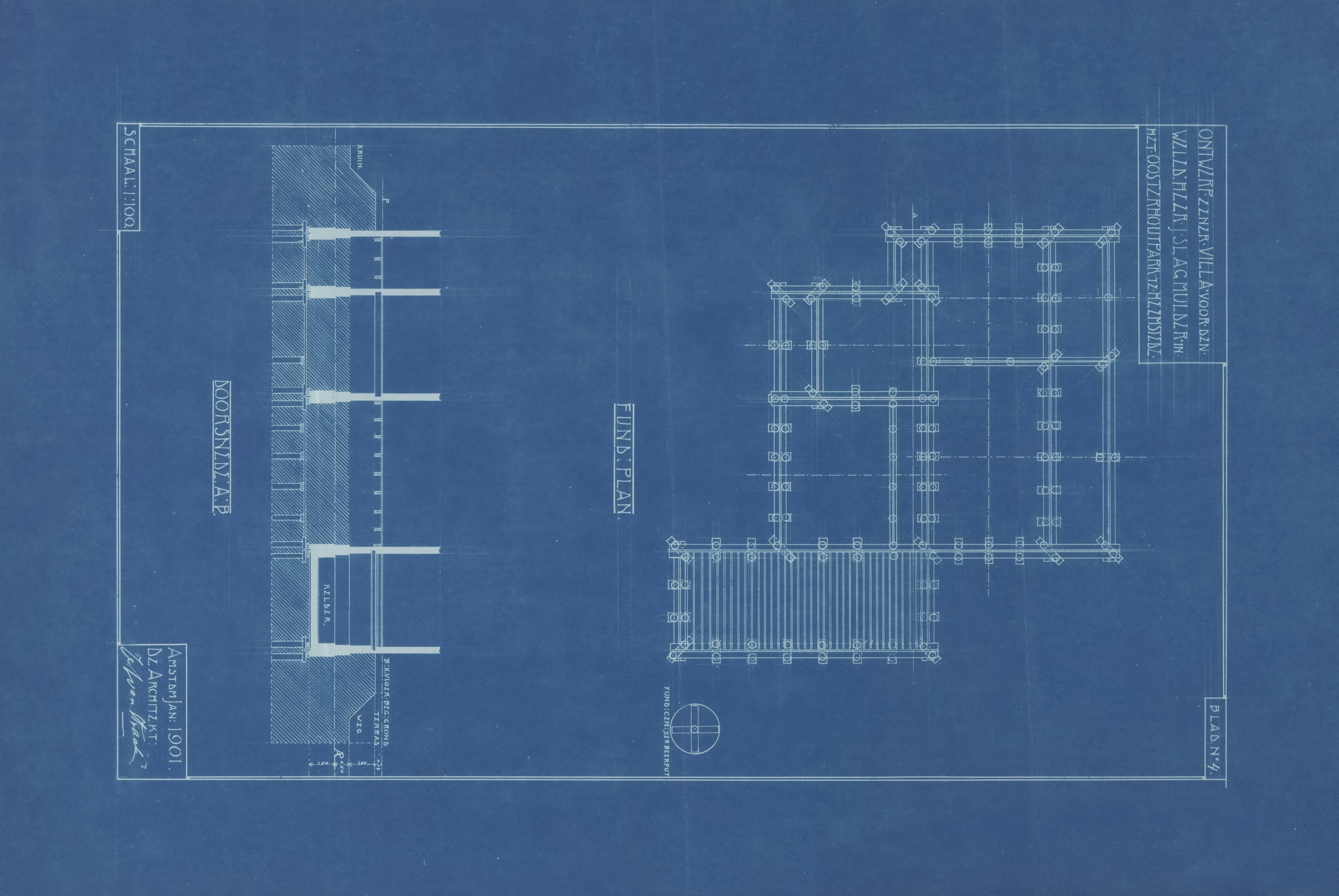 Blueprint decorative image