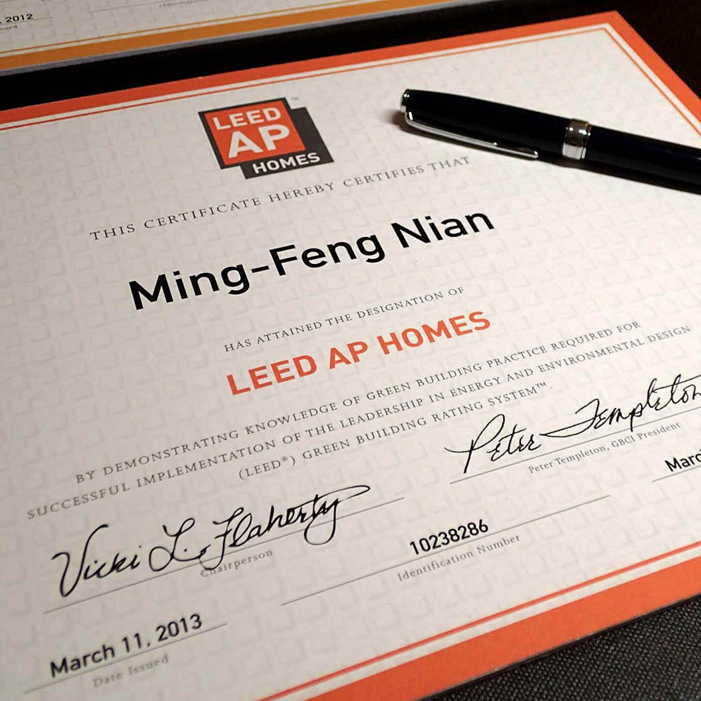 LEED AP Homes