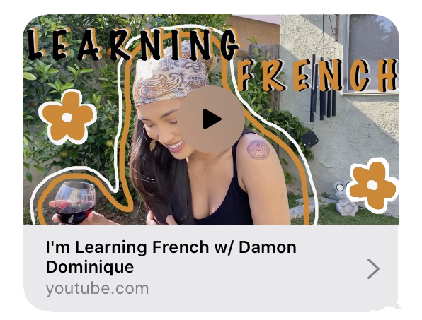 Learning French with Damon Dominique