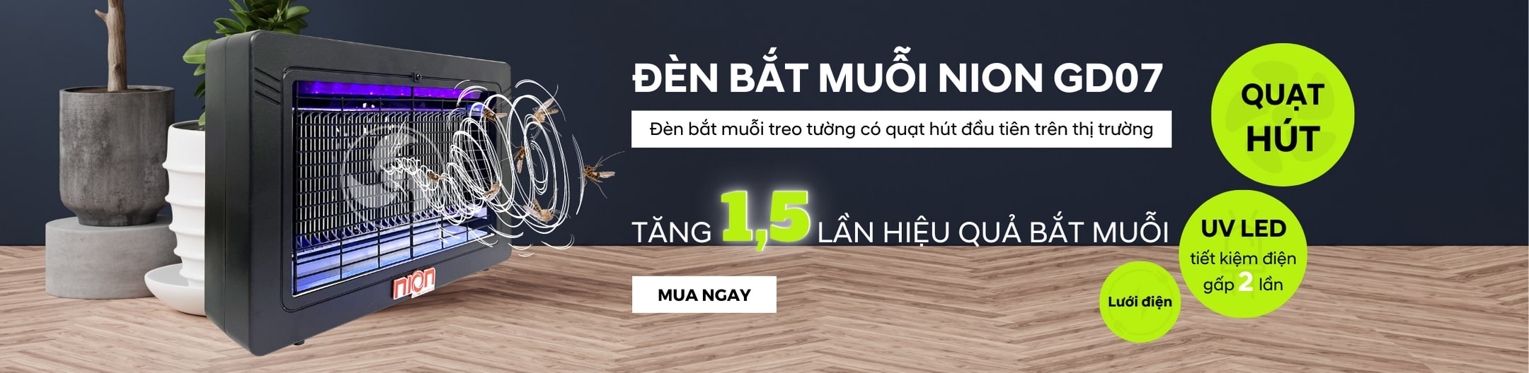 Đèn bắt muỗi diệt côn trùng thông minh - Hiện đại giá tốt | Đèn bắt