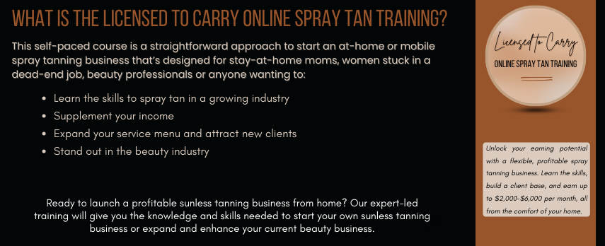 Spray Tan Training in Arizona