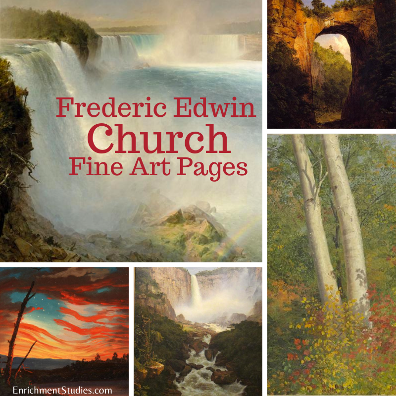 Frederic Edwin Church Fine Art Pages | Music in Our Homeschool