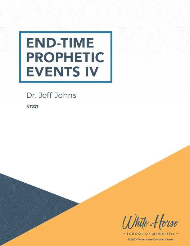 End-Time Prophetic Events IV - Course Cover