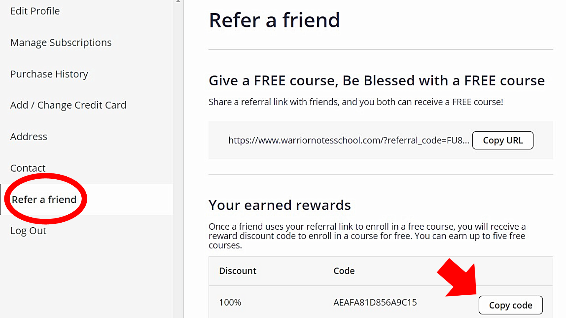 Referral Program Step 3 and 4 image