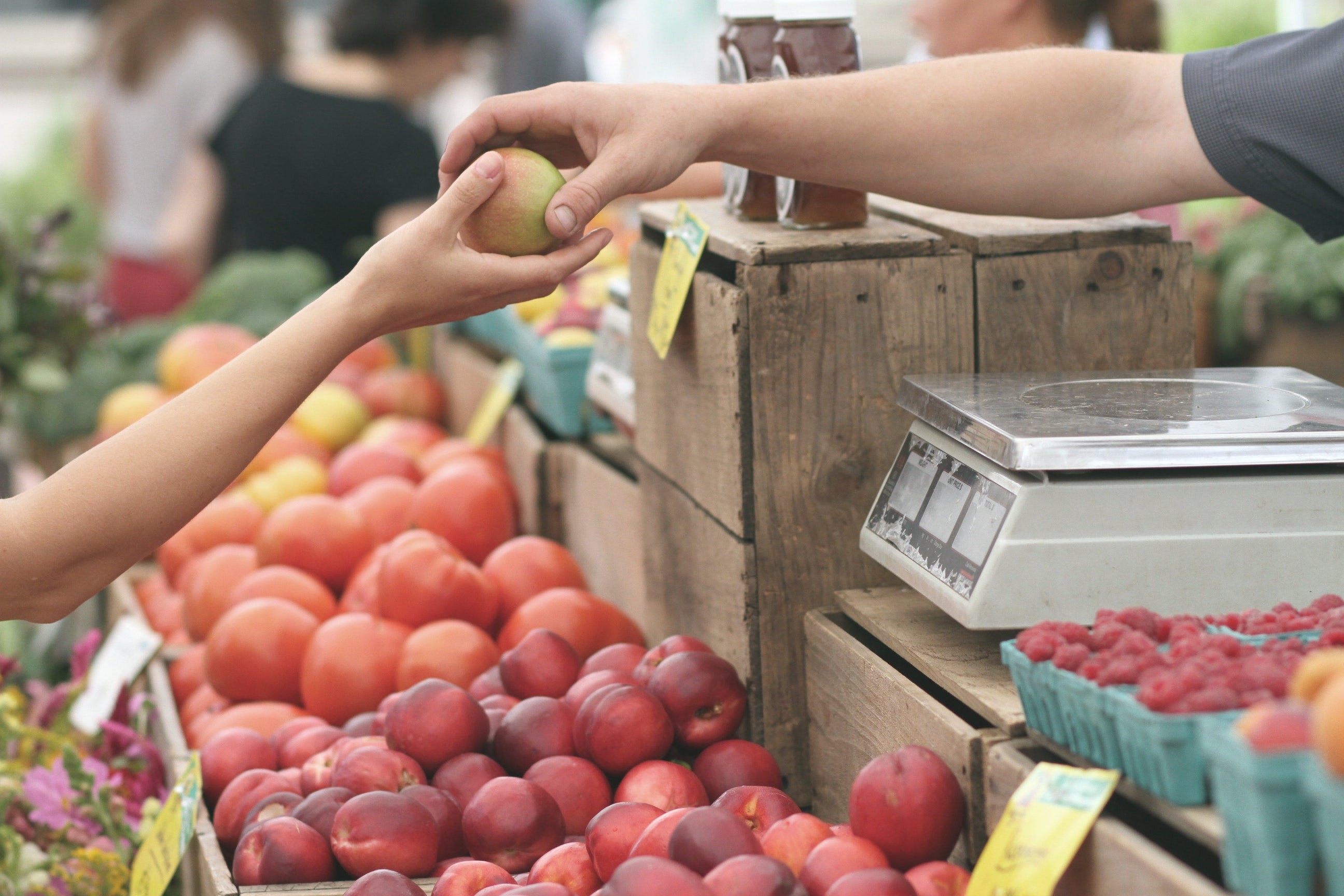 Freshly grown produce