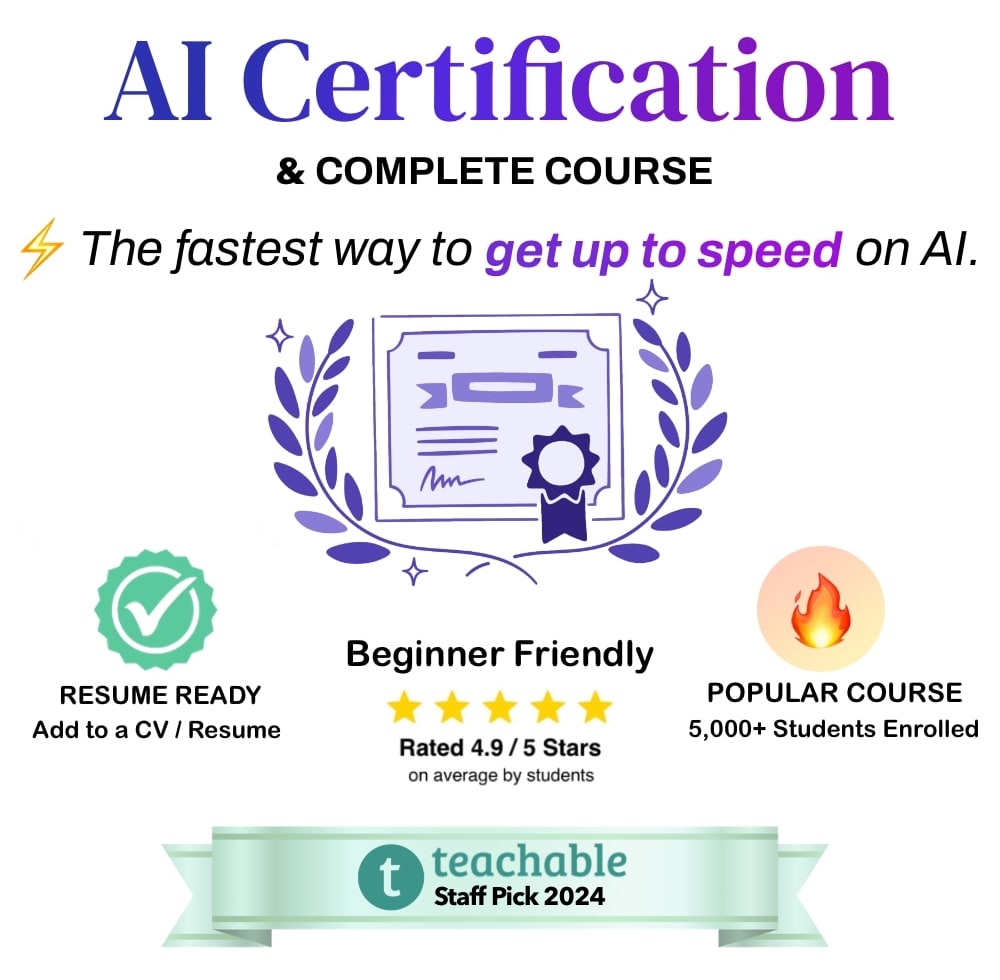 AI Certification from Writing.io