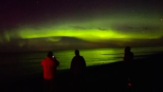 Aurora as seen from the Kewwenaw Peninsula