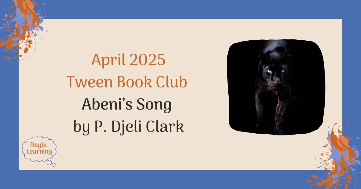 April 2024 Tween Book Club Abenis Song by P. Djeli Clark