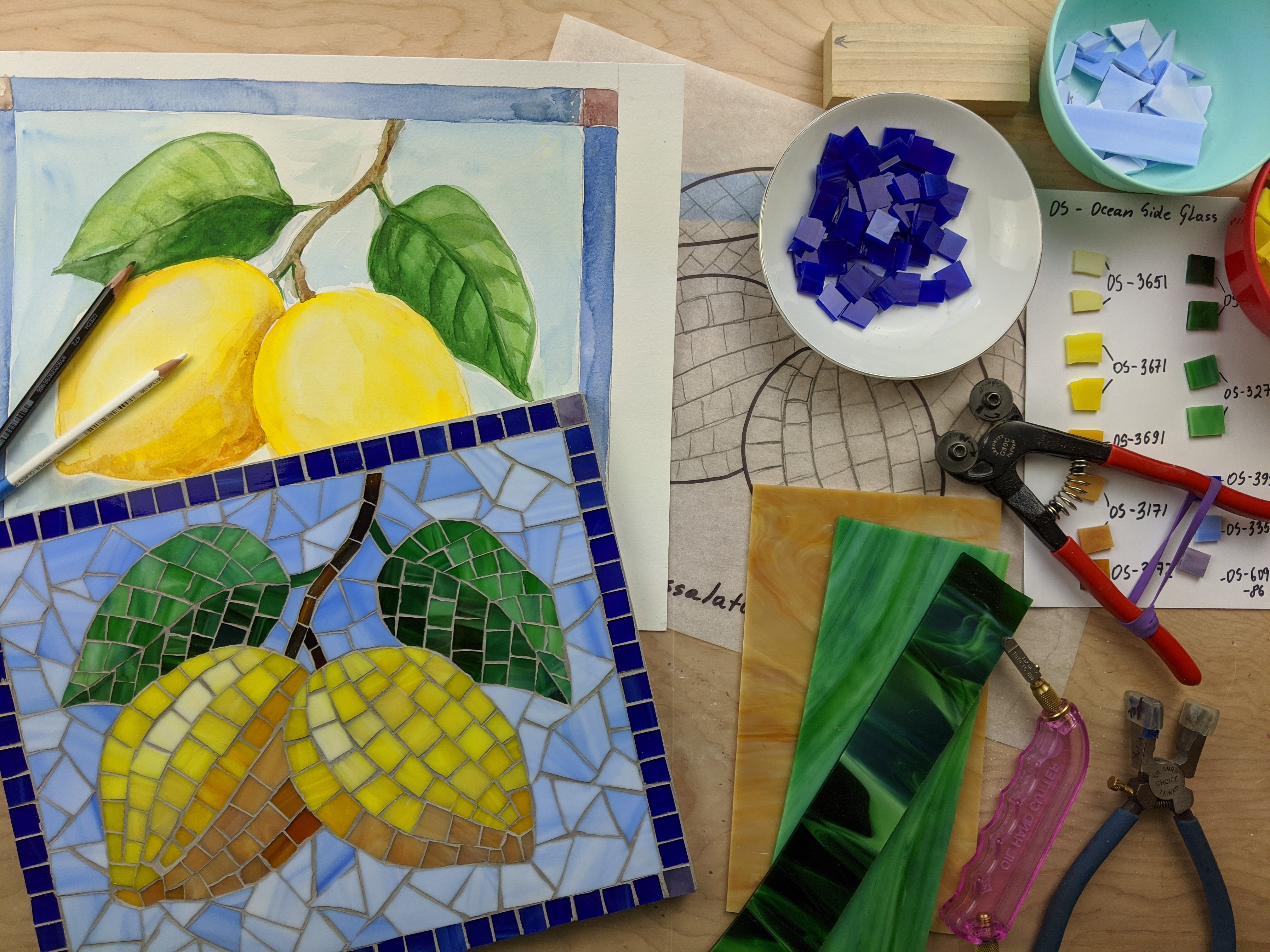 &quot;lemons&quot; mosaic