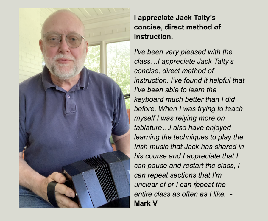 Mark&#39;s 5-Star Review of Jack Talty&#39;s Concertina Course with his McNeela Wren Anglo Concertina