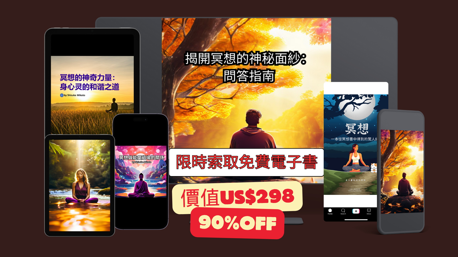 價值US$268,限只需US$29.80,乾貨滿滿一共四本電子書