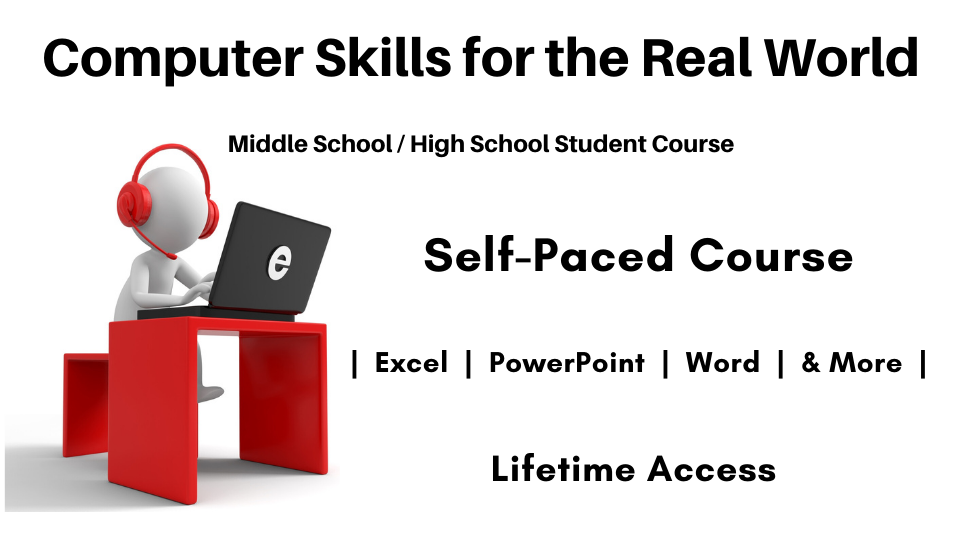 Computer Skills for the Real World Aug 16 @ 9 AM Central