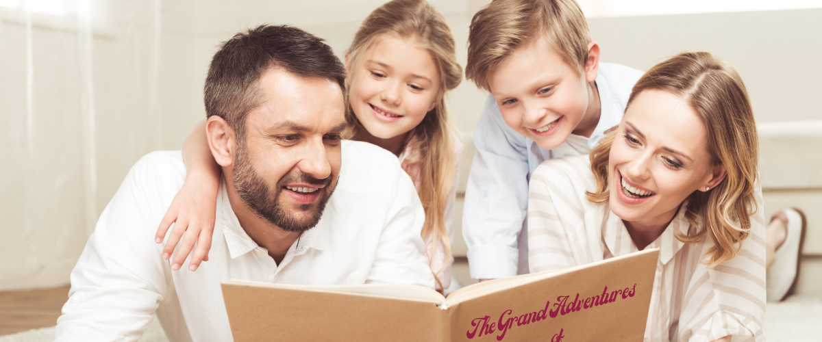 Family Reading Together