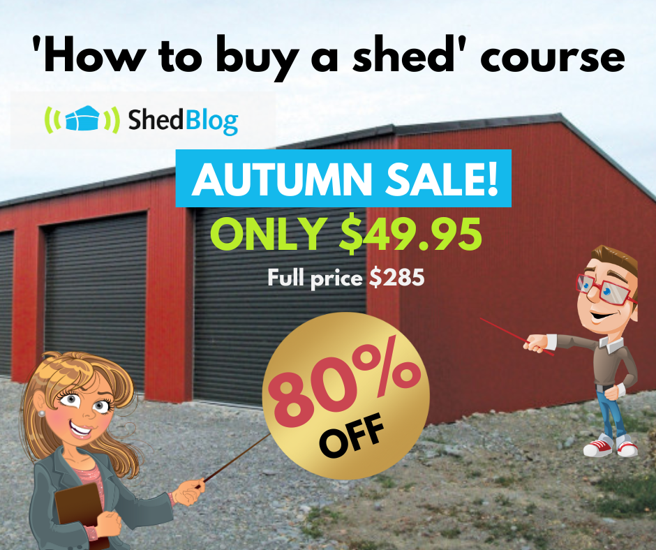 how to buy a steel shed online course 