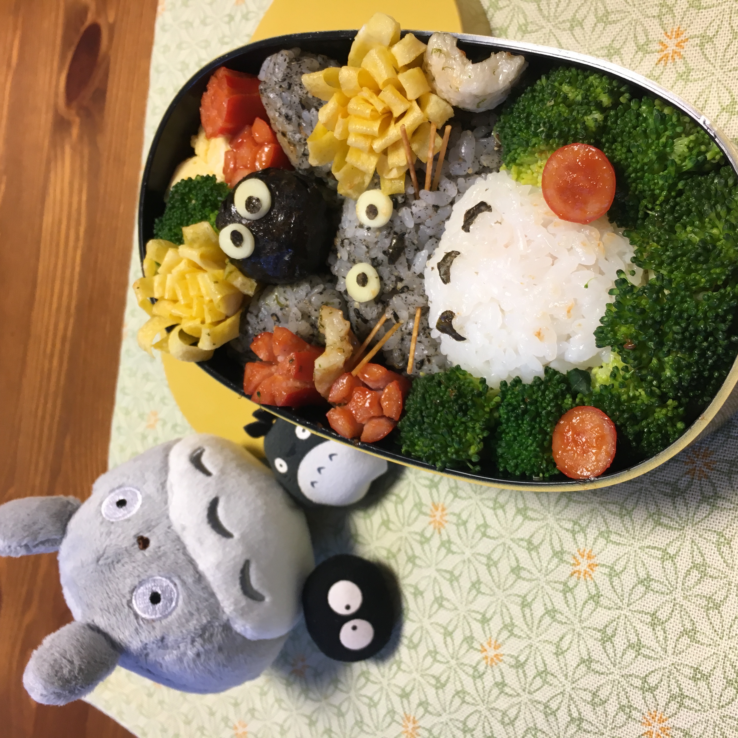 How to Make a Totoro Kyaraben 