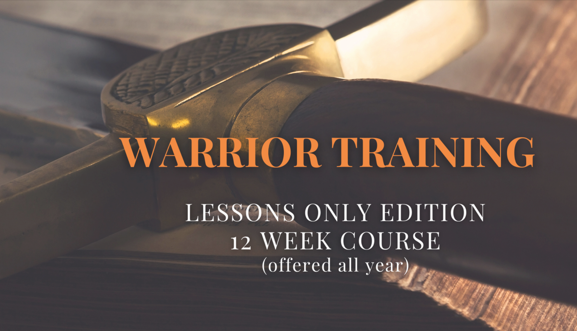 Warrior Training Lessons