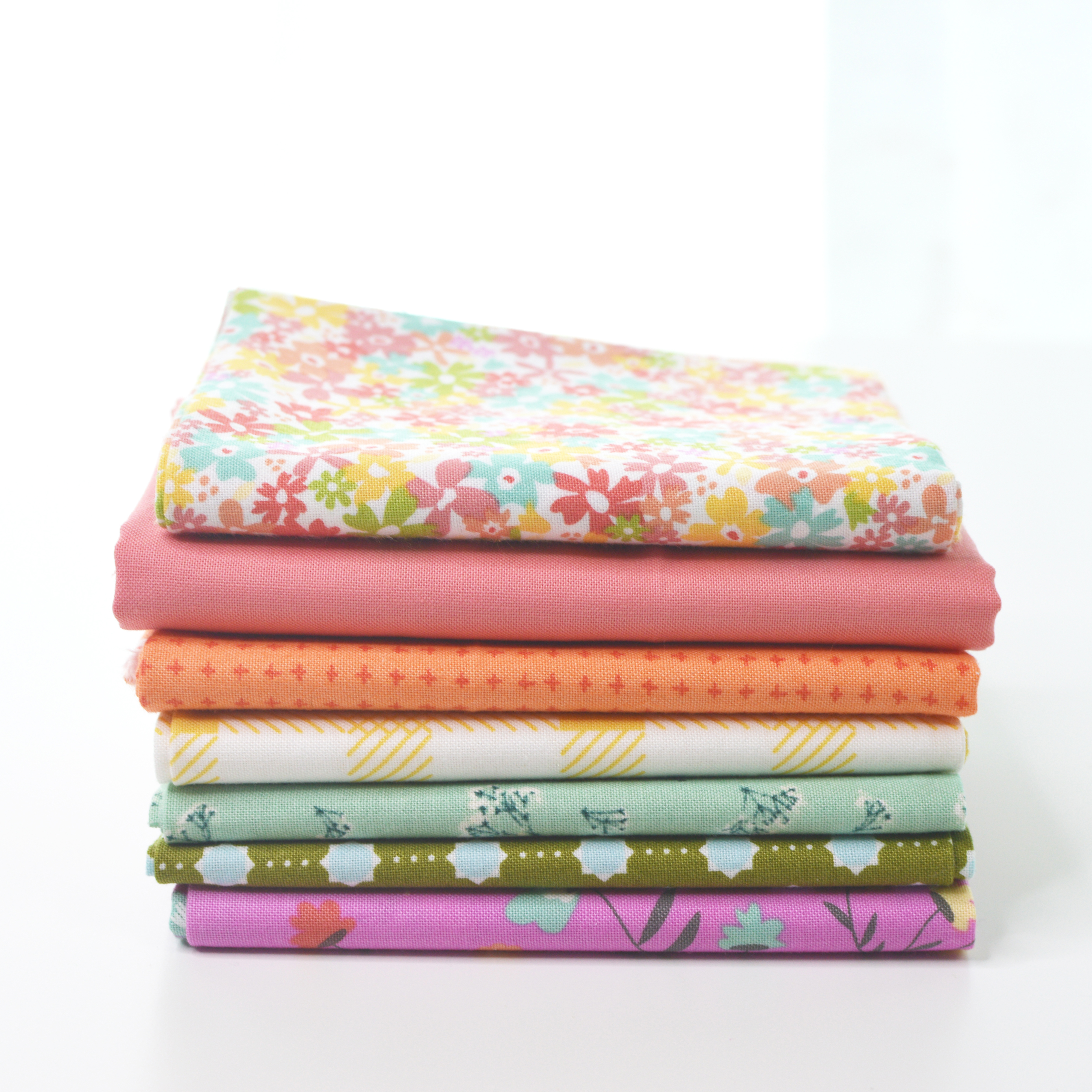 quilt fabric stack