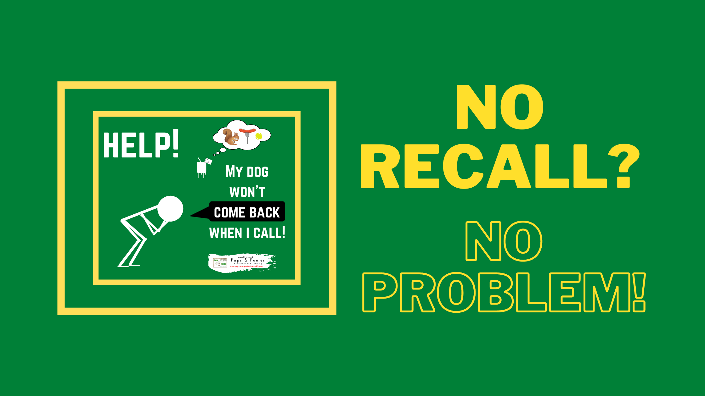 NO RECALL? NO PROBLEM!