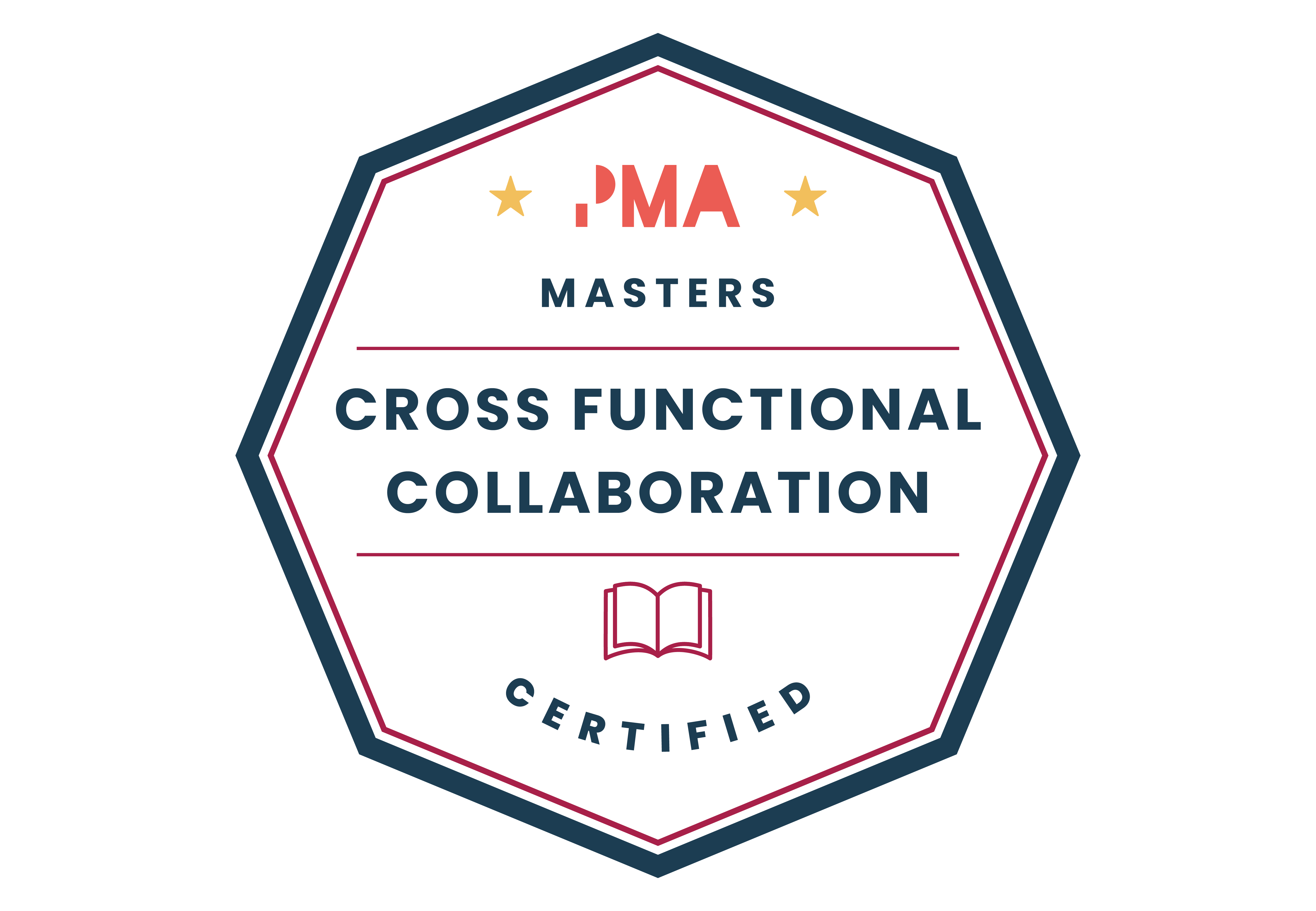 Cross Functional collaboration  certified badge