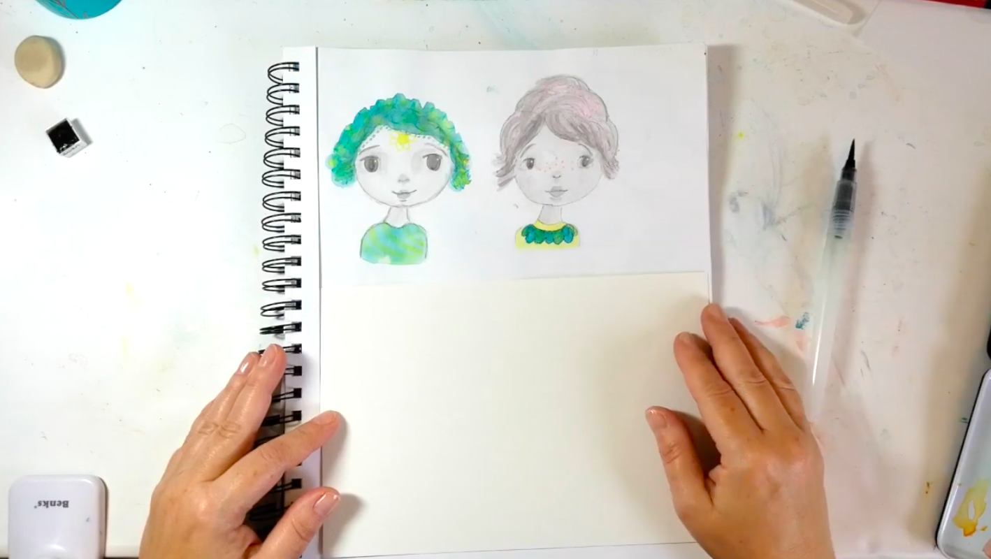 Adorable Watercolor Faces for Beginners Kimma Smith Art