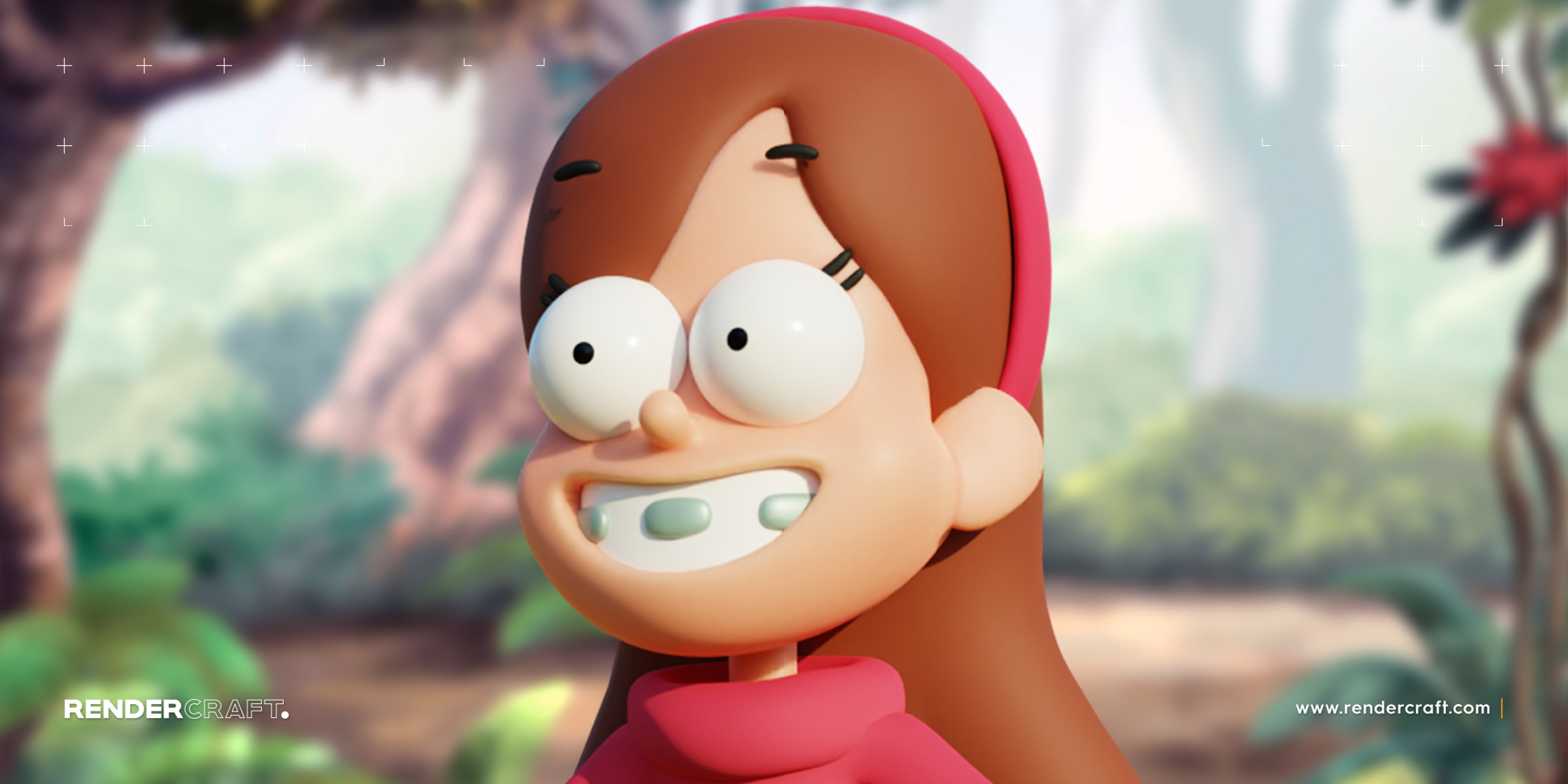 Create Mable From Gravity Falls Character Modeling 3D Blender Academy Course
