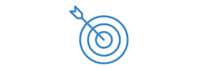 blue and white icon_target with arrow_PBCi K.O.D.e.