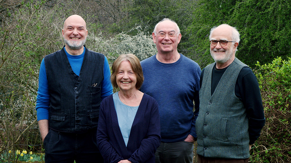 Akincano Weber, Christina Feldman, John Peacock, and Stephen Batchelor.