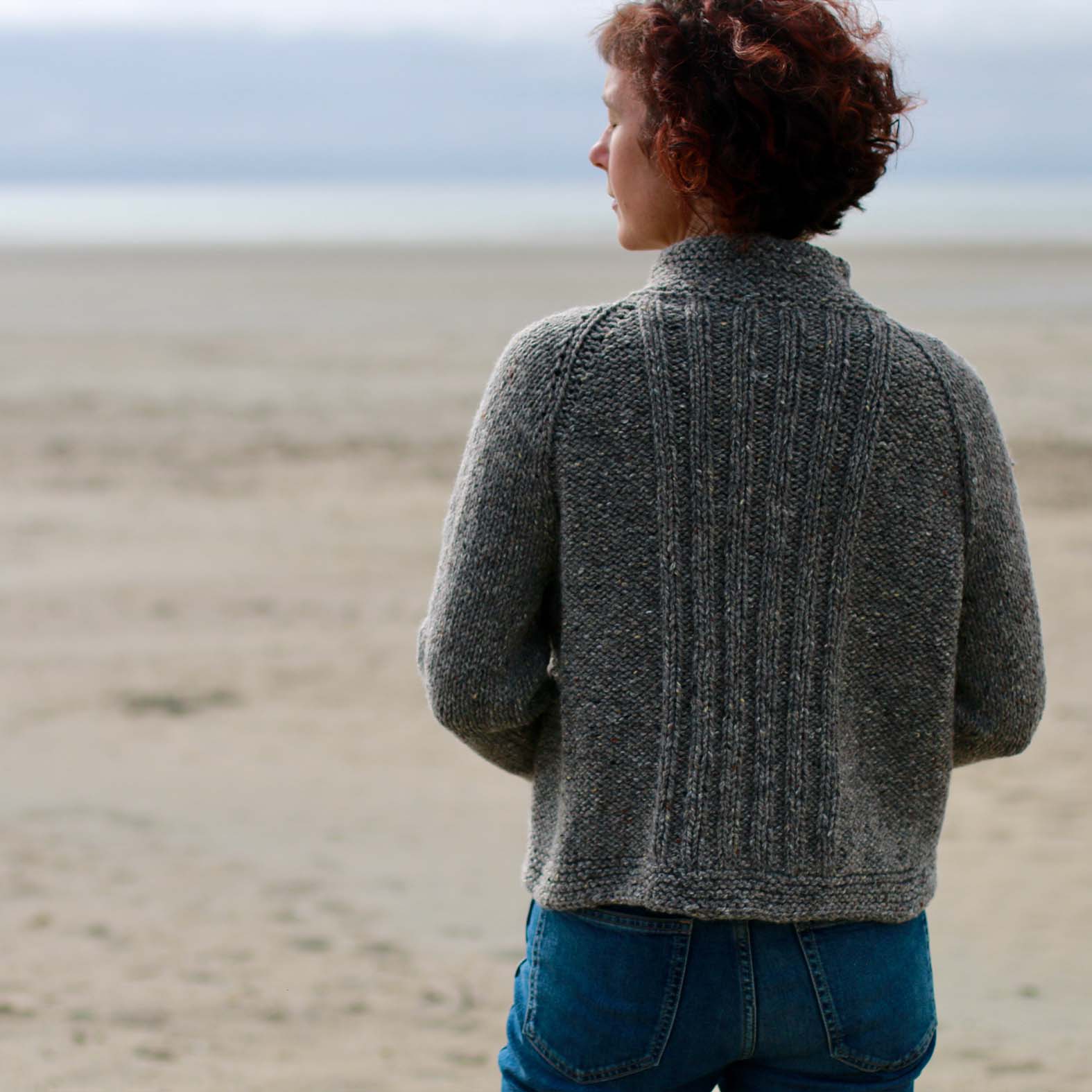 Sorn Cardigan on Carol Feller