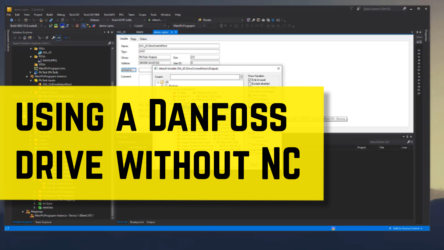 Using a Danfoss Drive without NC