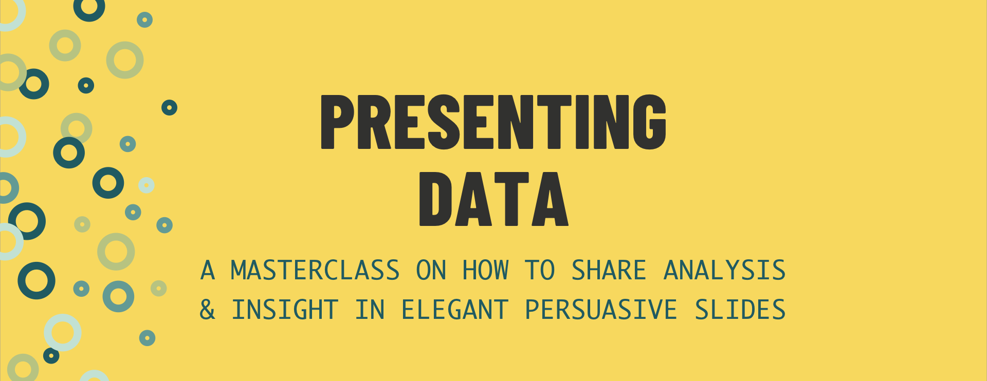 Presenting data and insight