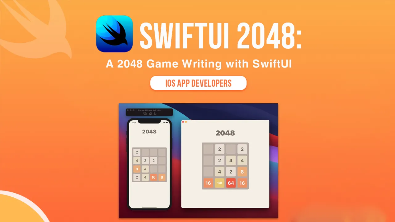 2048 Game Writing with SwigtUI