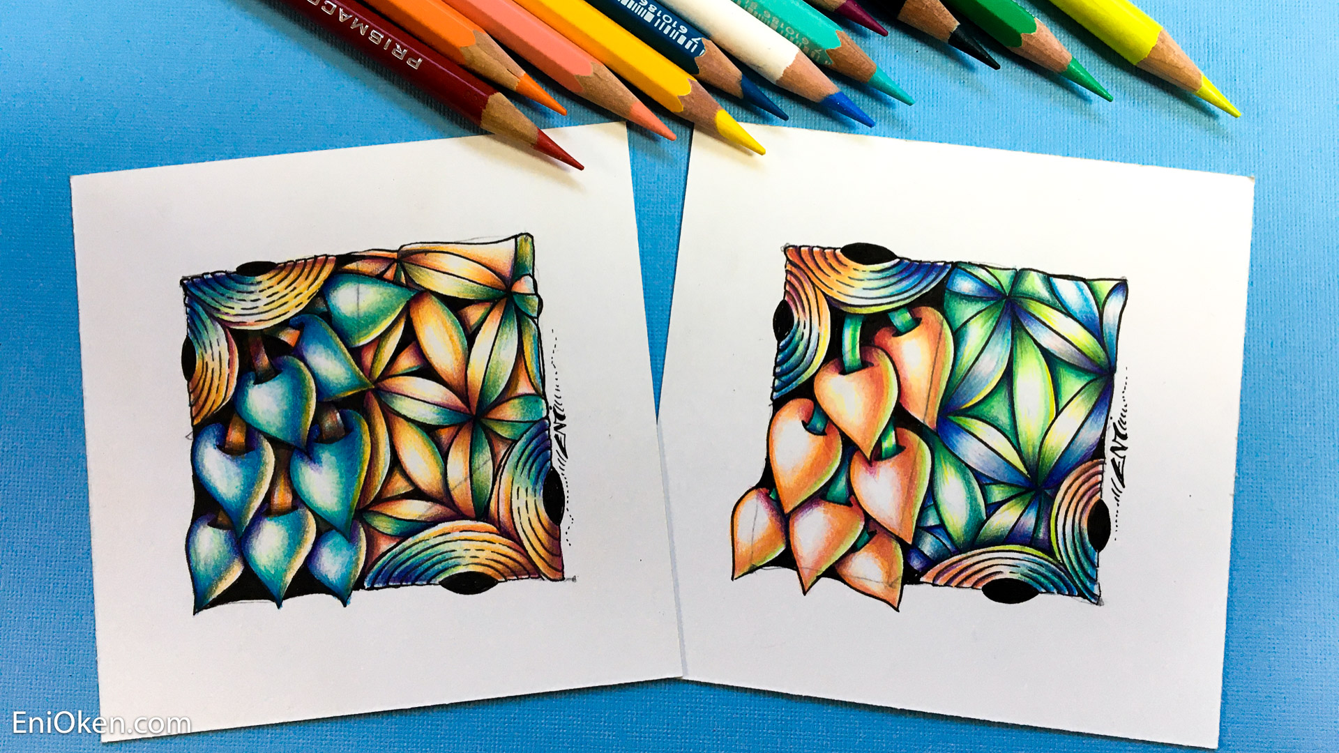 Rainbow Shading Lesson  Eni Oken's Online Art Classes