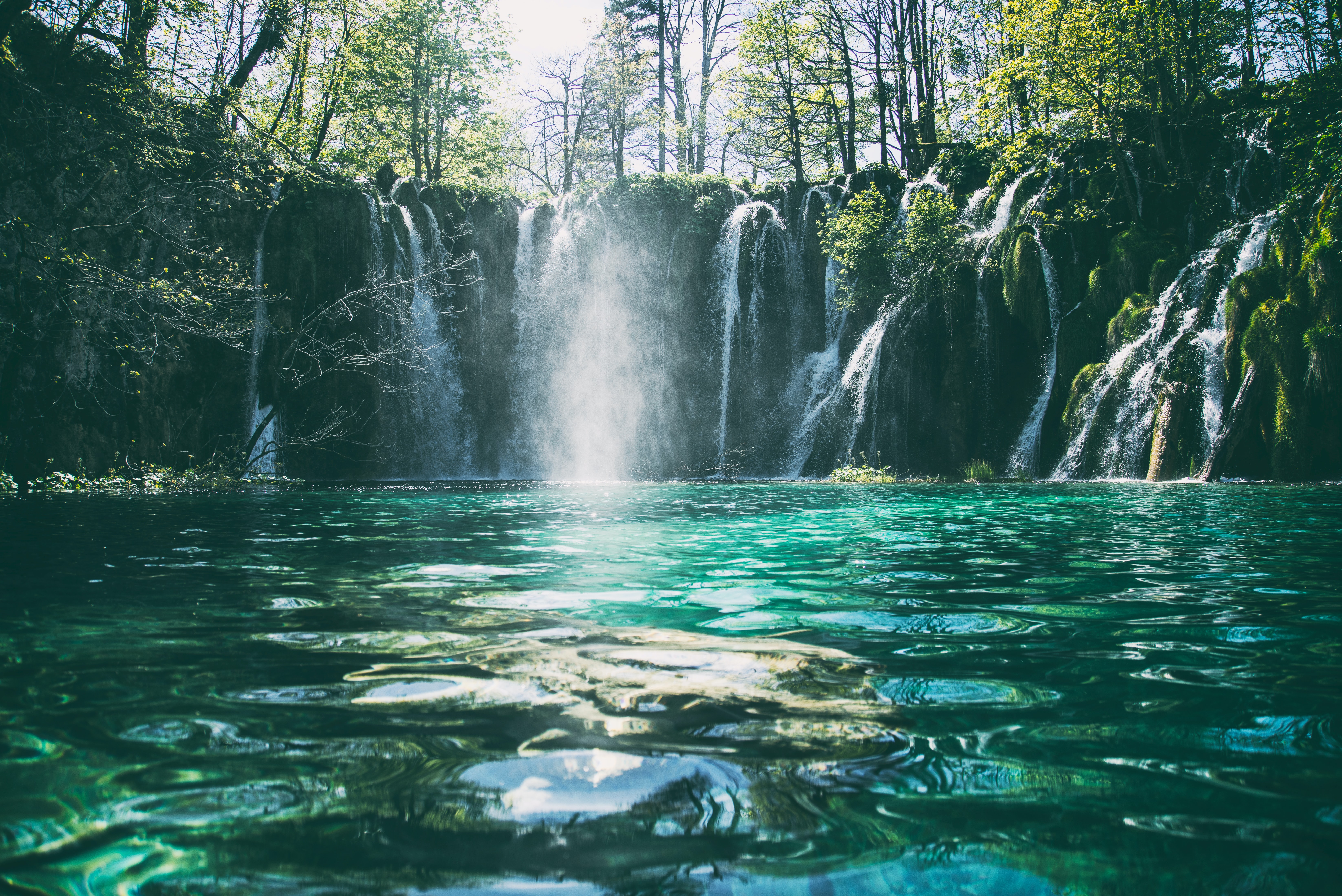 waterfall of cleansing energy