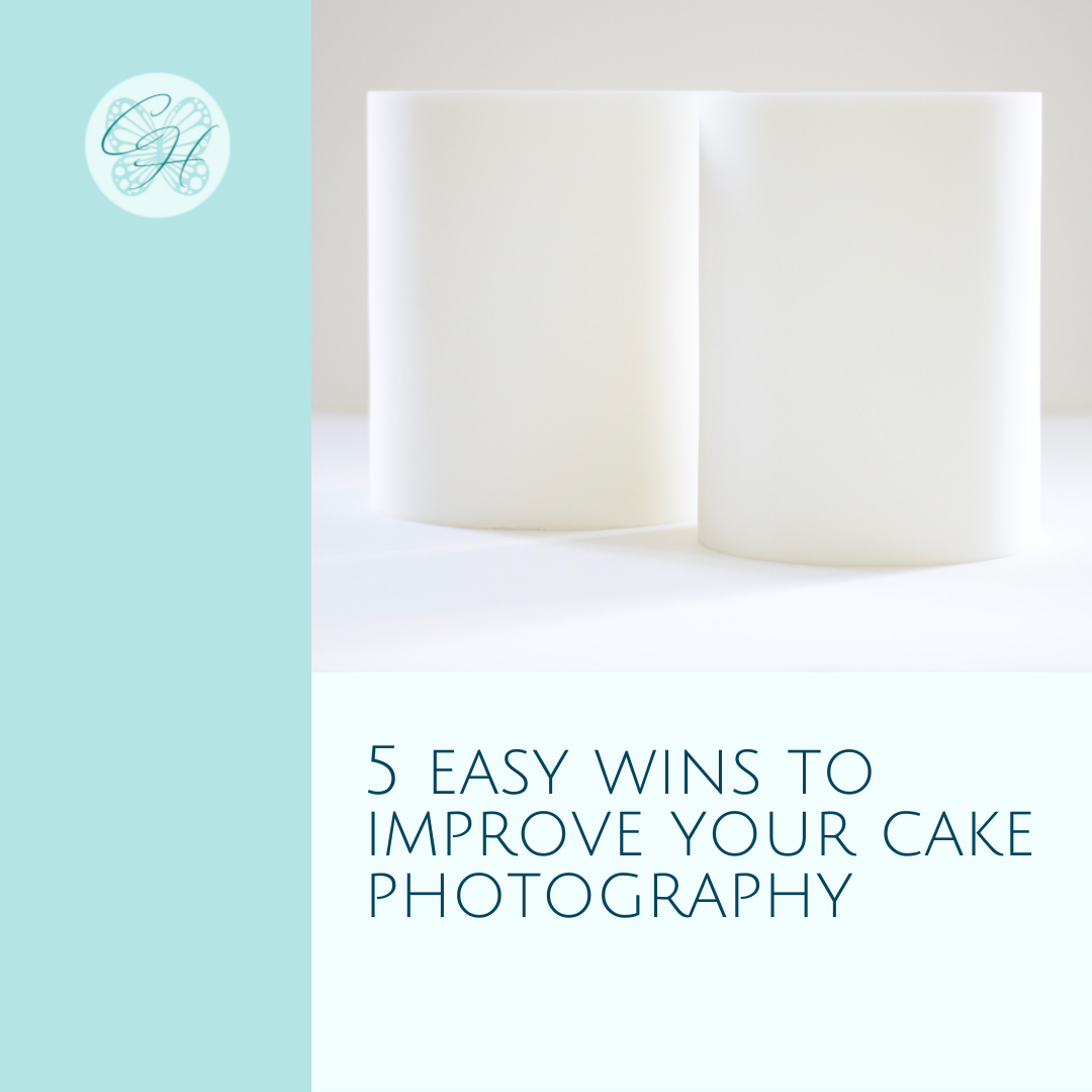 5 easy wins to improve your cake photography