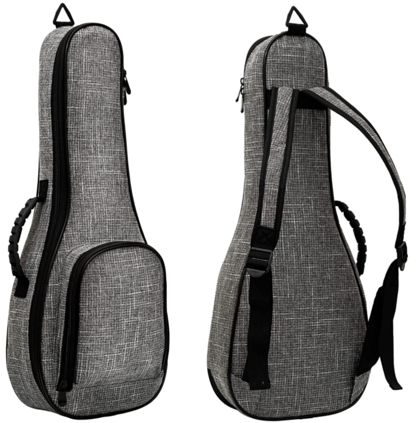 gray ukulele case