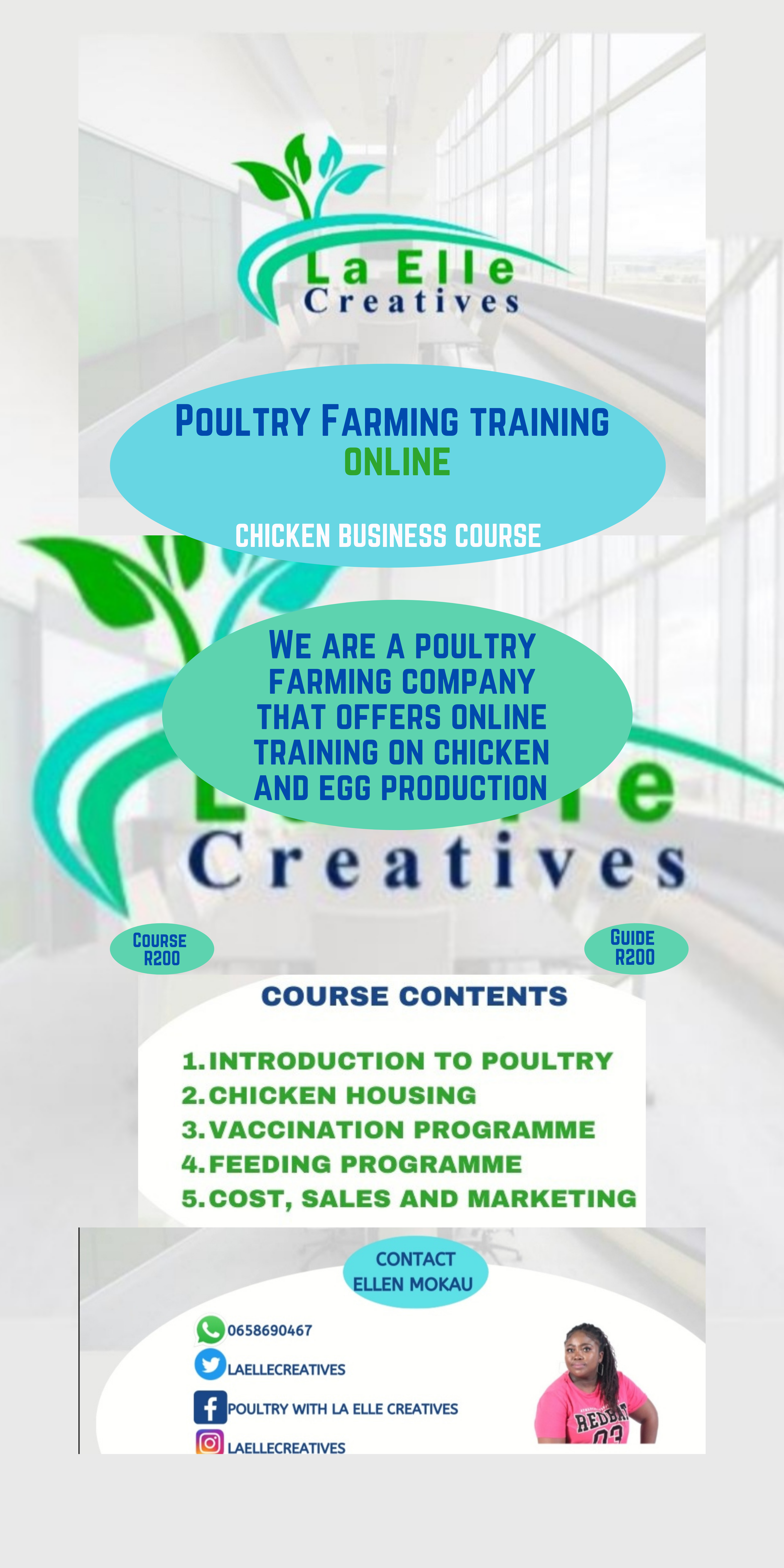 Poultry Farming training with La Elle Creatives 