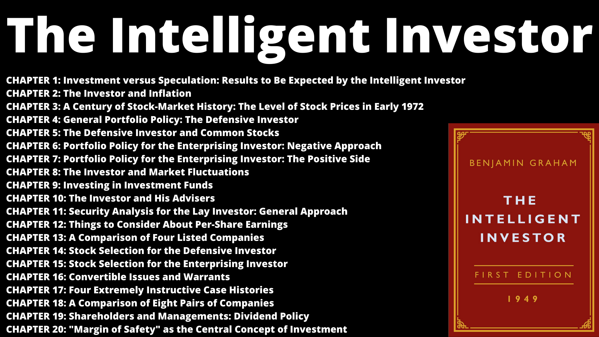 Intelligent investor(The)