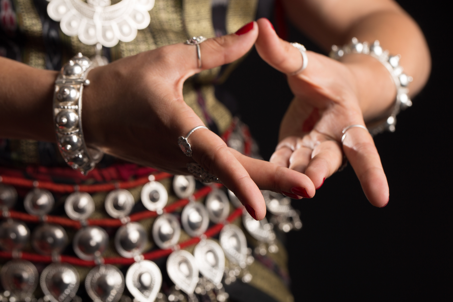 tantric mudra closeup