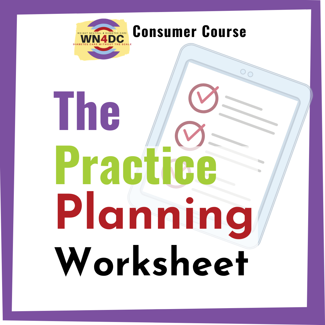 The Practice Planning Worksheet