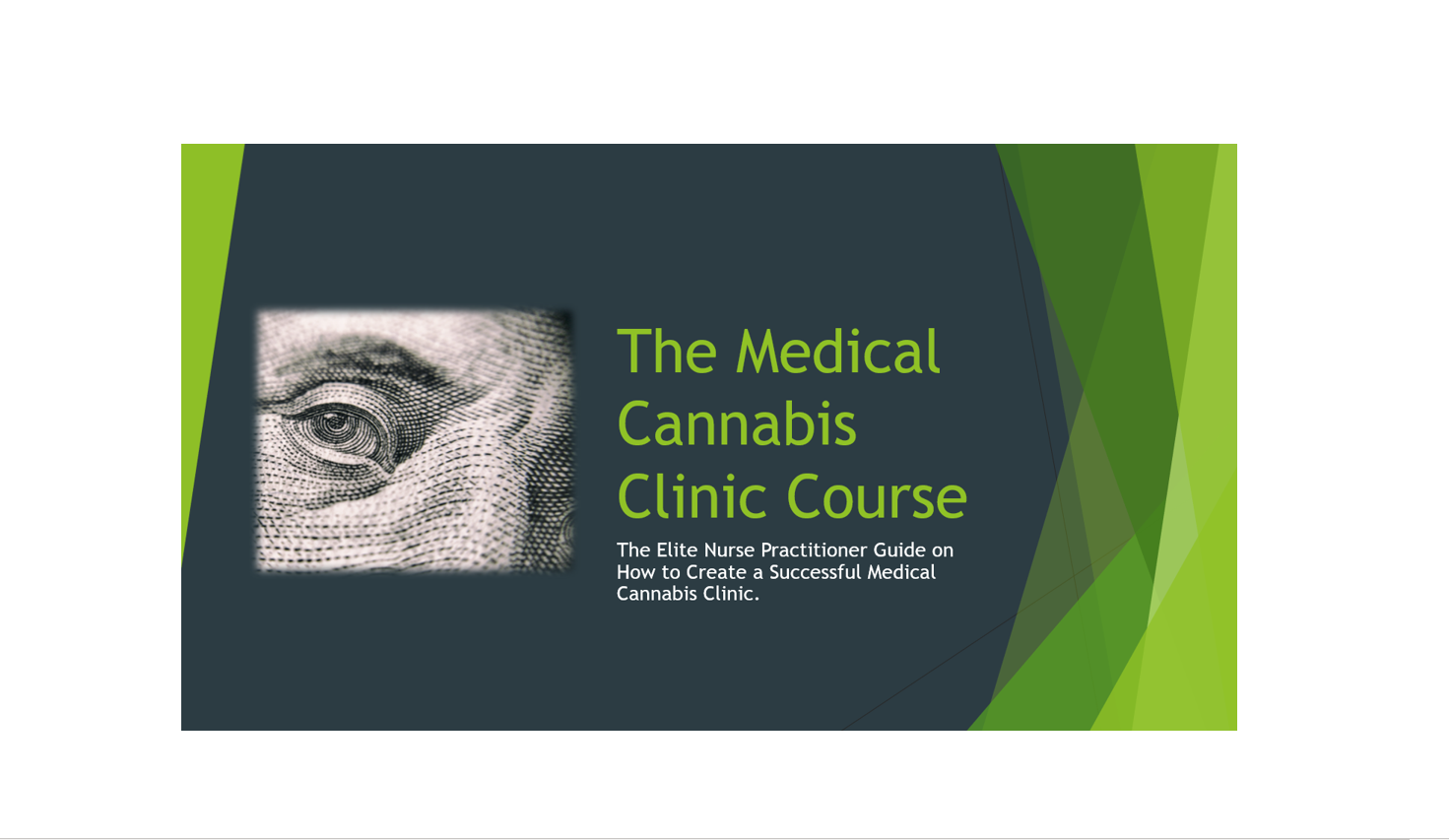 The Medical Cannabis Clinic Course | The Elite Nurse Practitioner