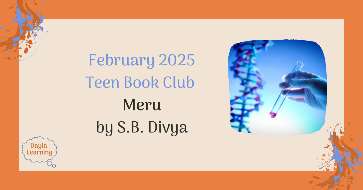 February 2025 Teen Book Club Meru by S.B. Divya