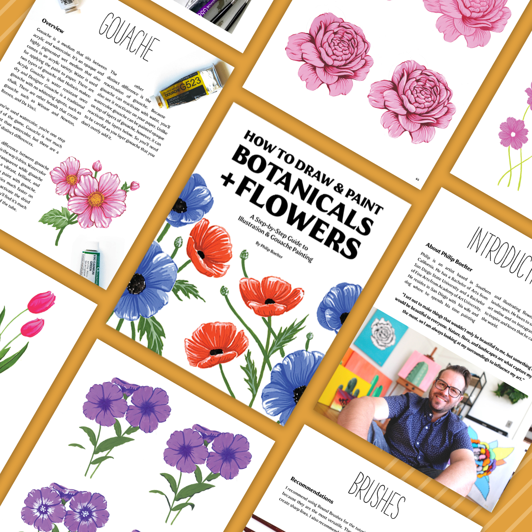 How To Draw and Paint Botanicals and Flowers by Philip Boelter