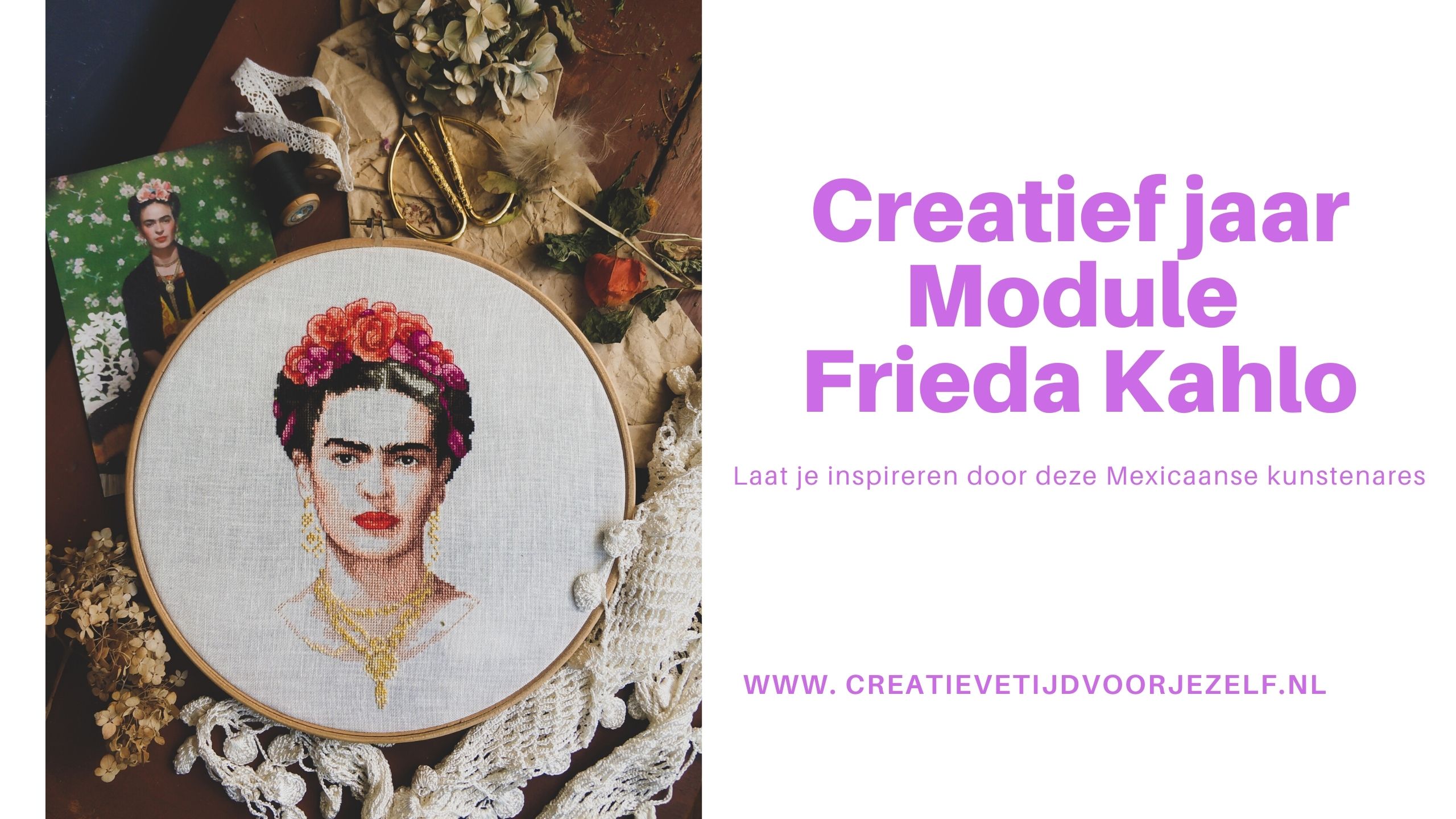 Online tekenworkshop Frieda Kahlo