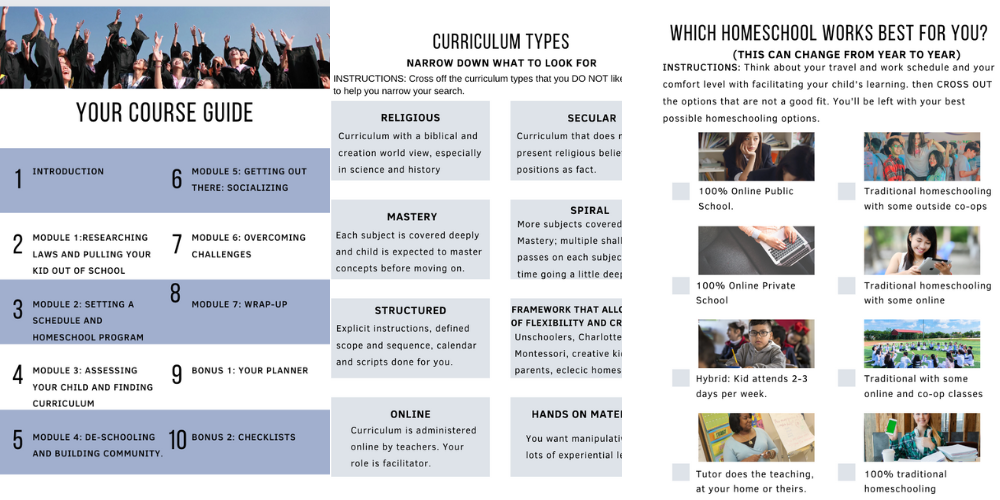 Sample Pages From Workbook