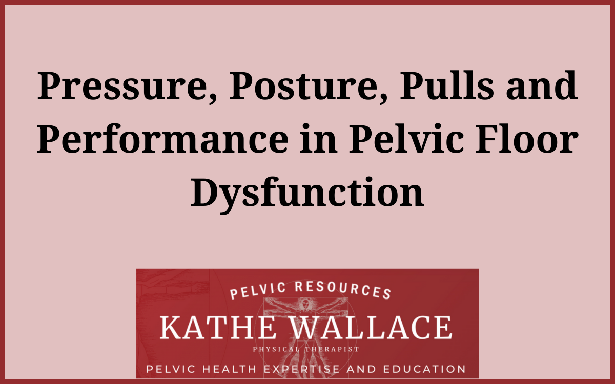 Pressure Posture Pulls and Performance