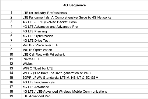 4g lte courses