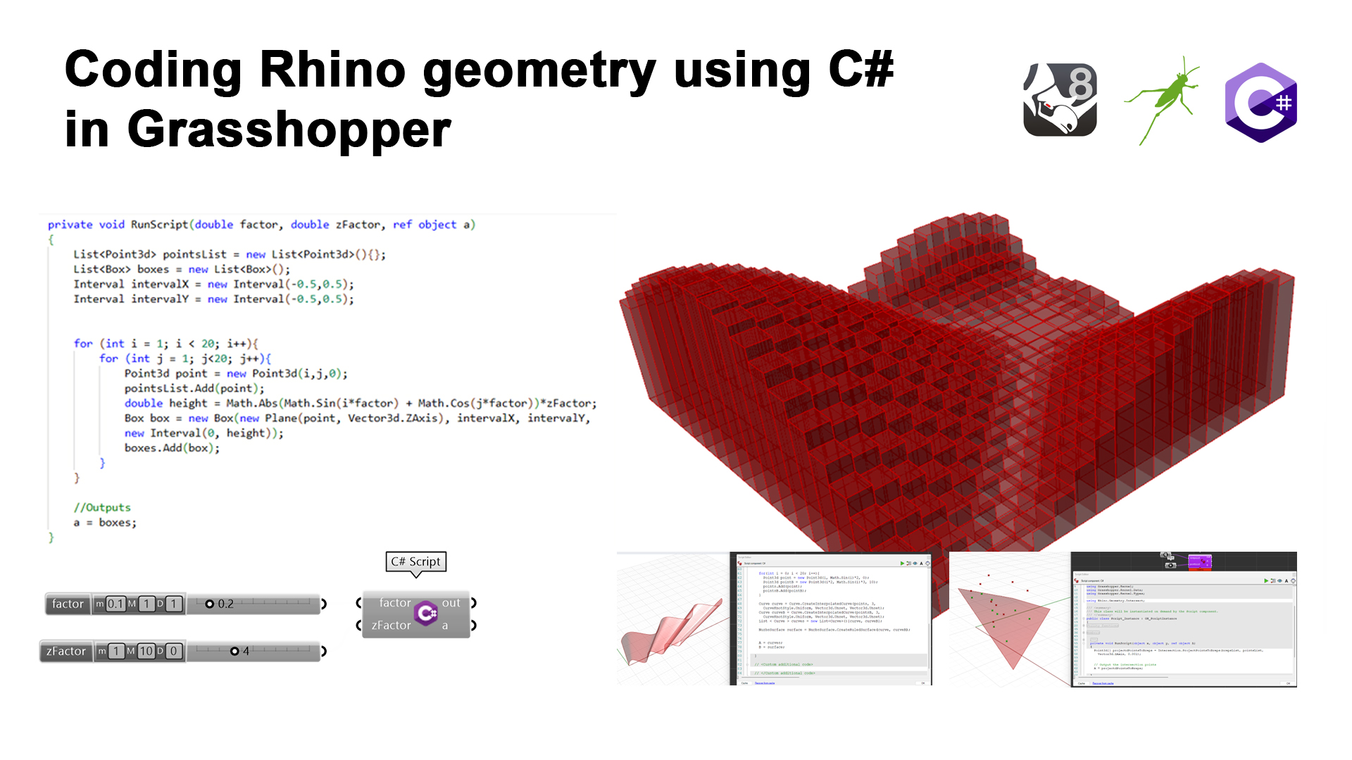 Coding with Rhino Geometry C#