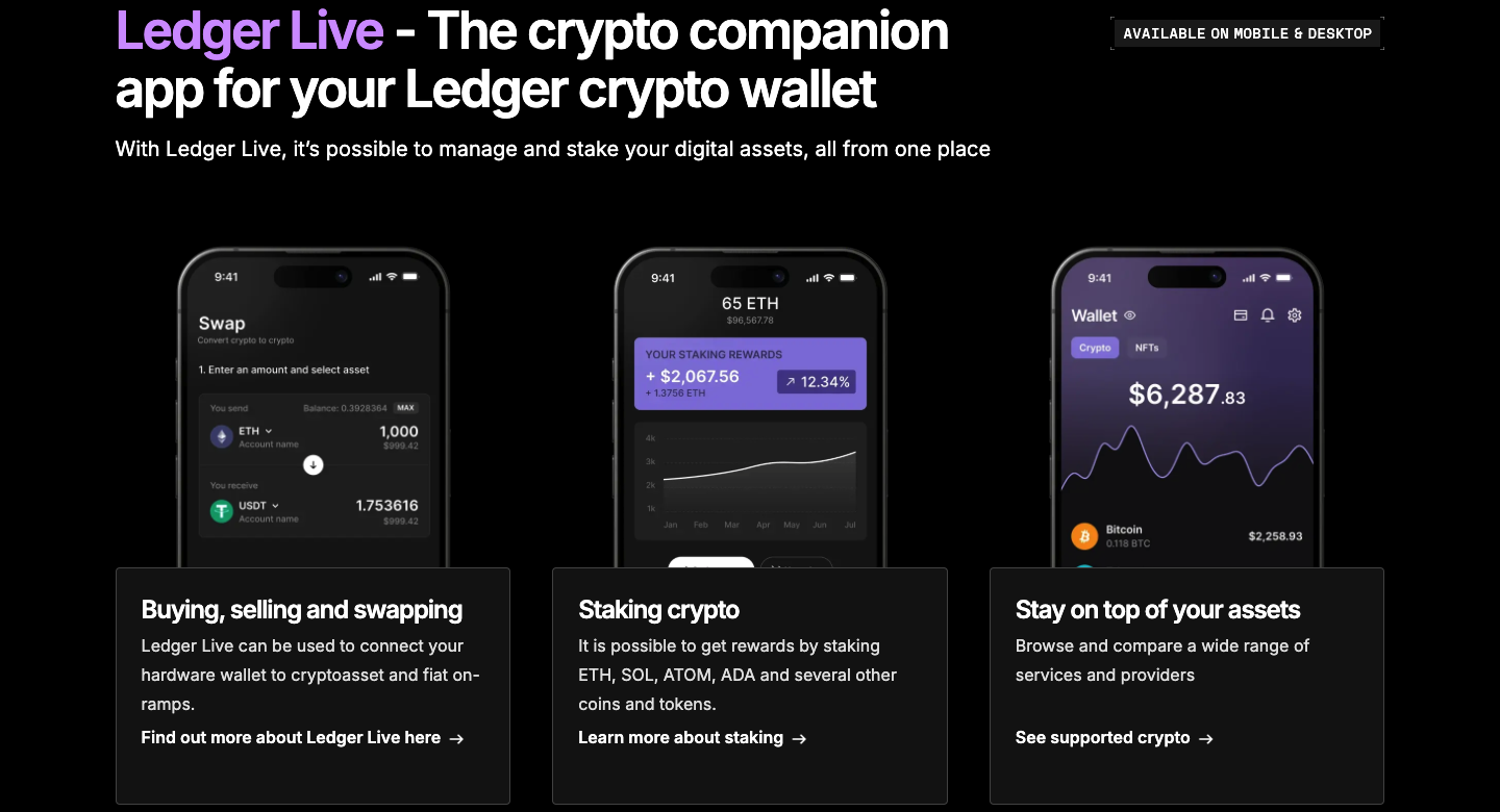 Ledger® Live Login® (en-US) | Ledger Support